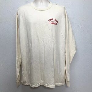 Surf Club Hawaii Cream Long Sleeve Tee